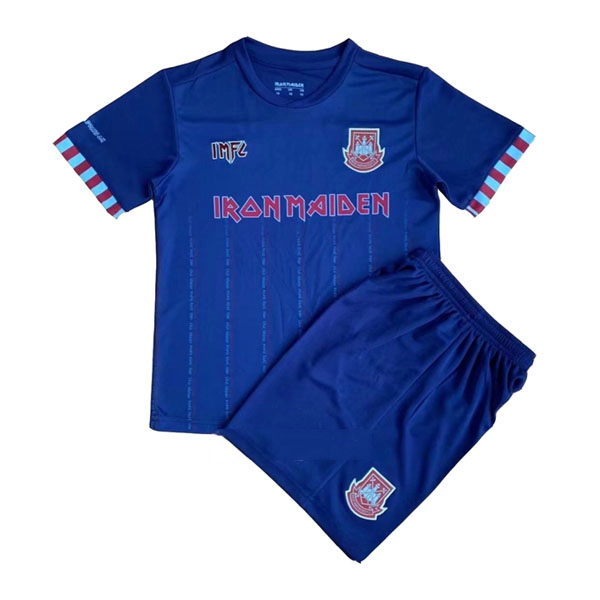 Camiseta West Ham x IRON MAIDEN Segunda Equipación Niño 2021/2022